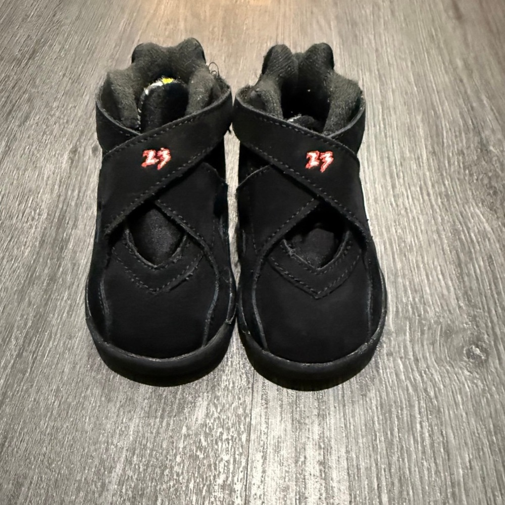 Kids Black High-Top Jordan